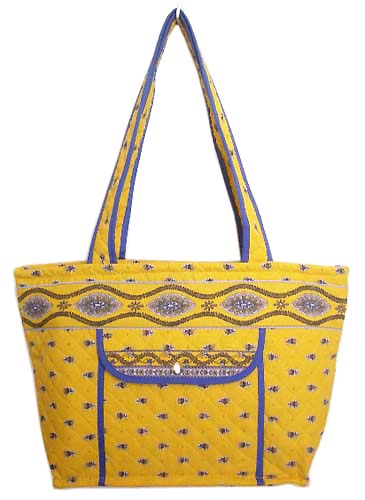 Provence pattern tote bag (Marat d'Avignon / Avignon. yellow) - Click Image to Close
